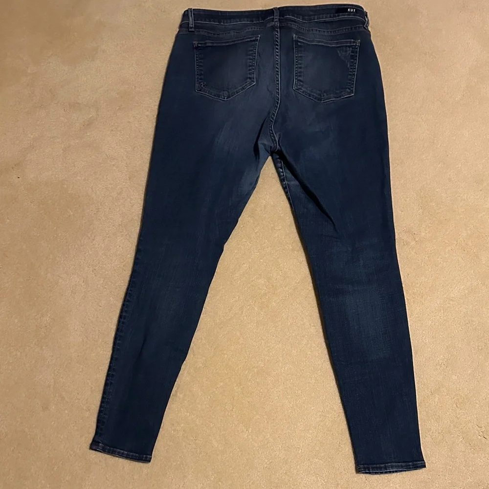 Kut from the Kloth Dark Wash Skinny Jeans - Picture 2 of 4